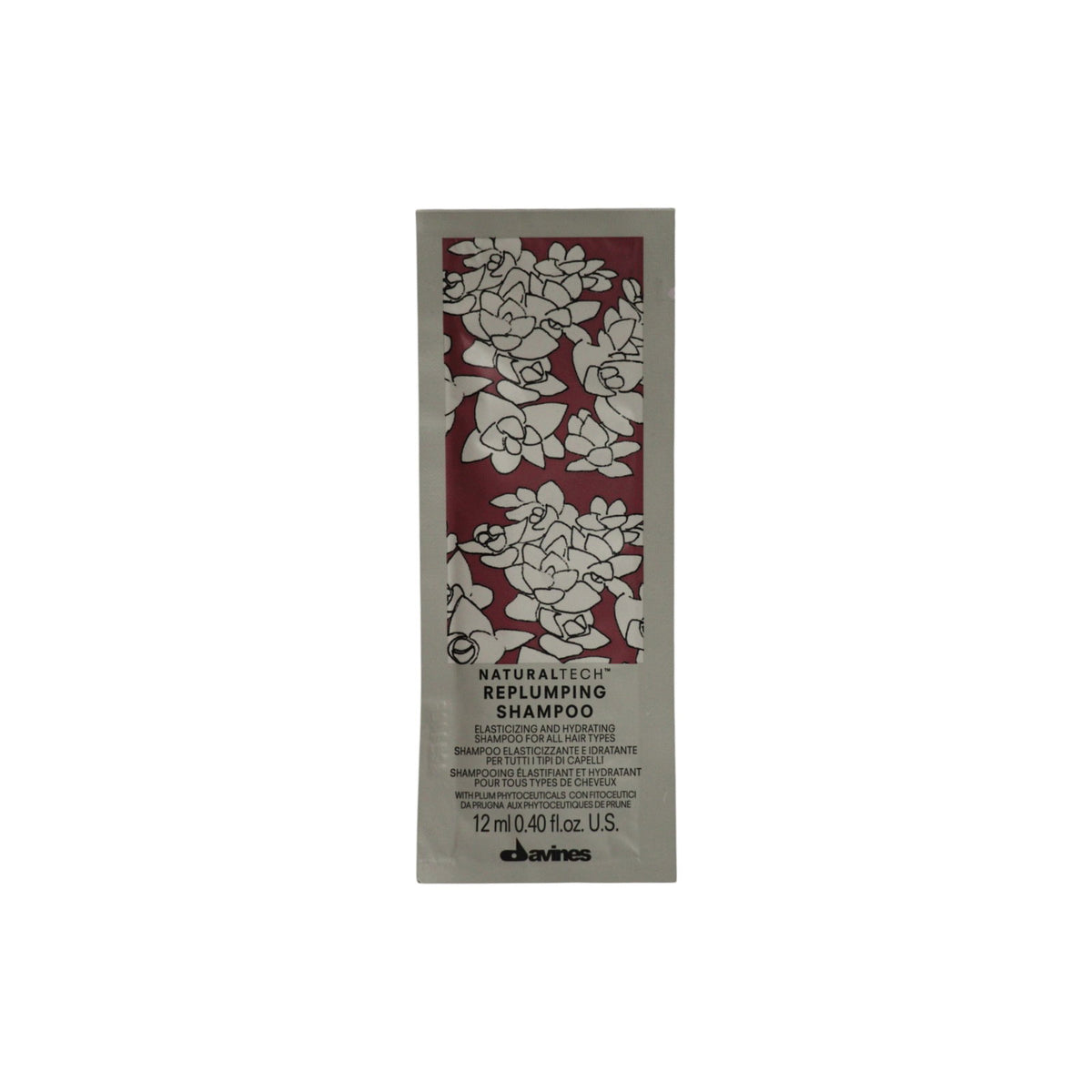 Davines Natural Tech Replumping šampūno Sample rinkinys 12 pcs