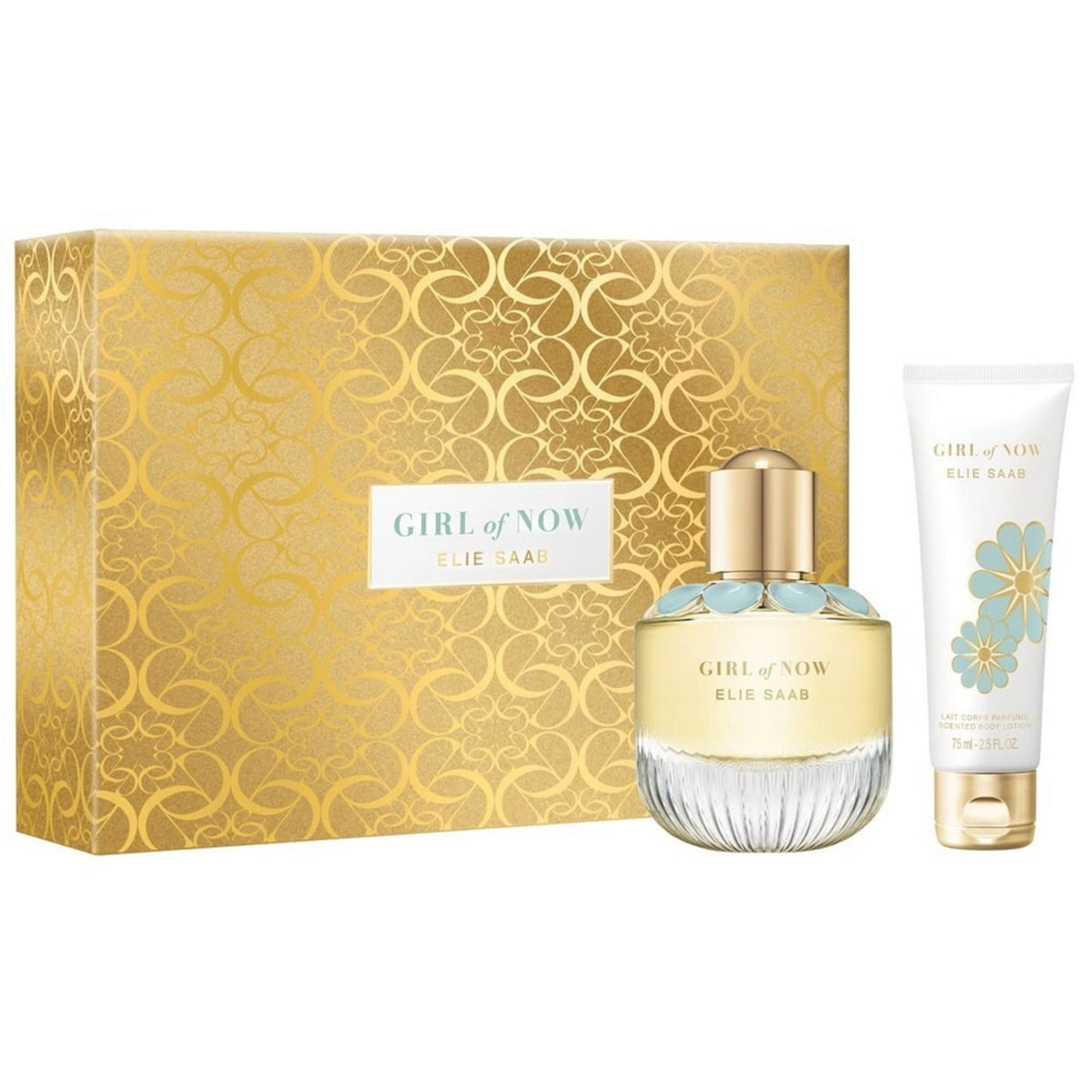 Set Elie Saab: Girl of Now, Eau De Parfum, For Women, 50 ml + Girl of Now, Hydrating, Body Lotion, 75 ml
