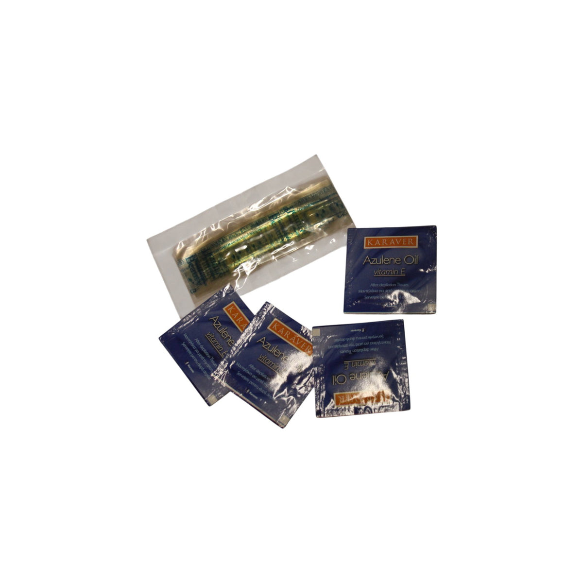 Karaver Crystal depiliacinės vaško juostelės veidui 20 pcs Tester