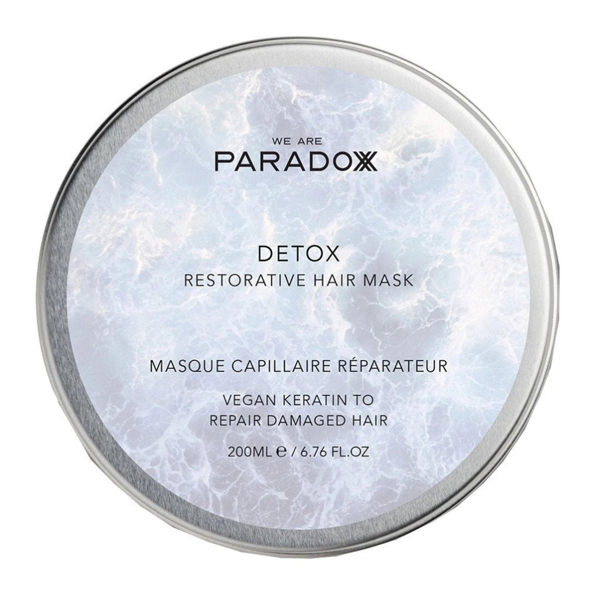 We are Paradoxx, Detox, Vegan Keratin, Hair Treatment Cream Mask, Restorative, 200 ml