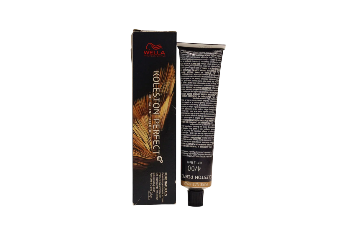Wella Professionals Koleston Perfect Me+ ilgalaikiai plaukų dažai 4/00, vidutinė kaštoninė, intensyvi natūrali, 60 ml Tester