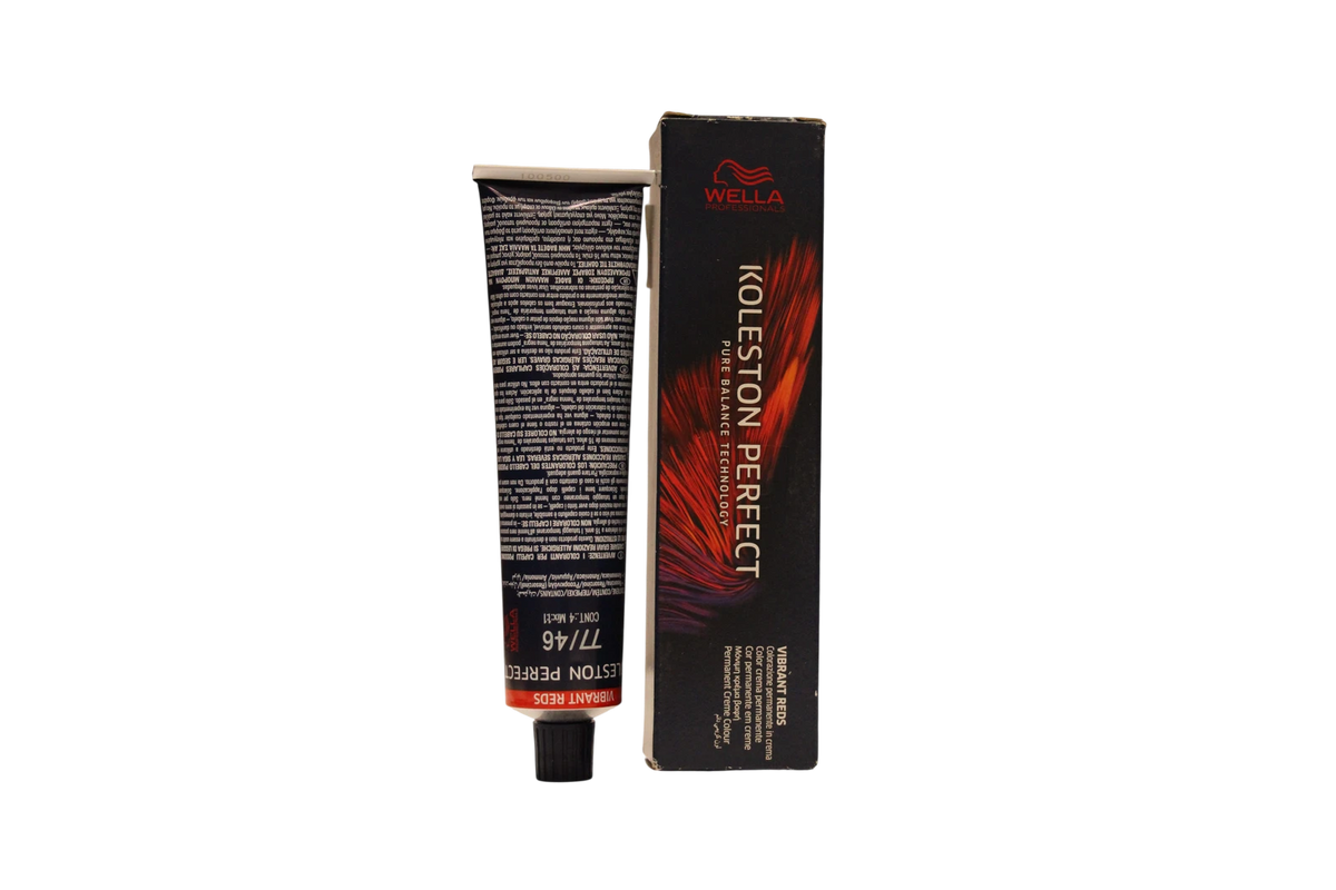 Wella Professionals, Koleston Perfect, ilgalaikiai plaukų dažai, 77/46 vidutinė blondinė intensyvi raudonai violetinė, 60 ml *Tester